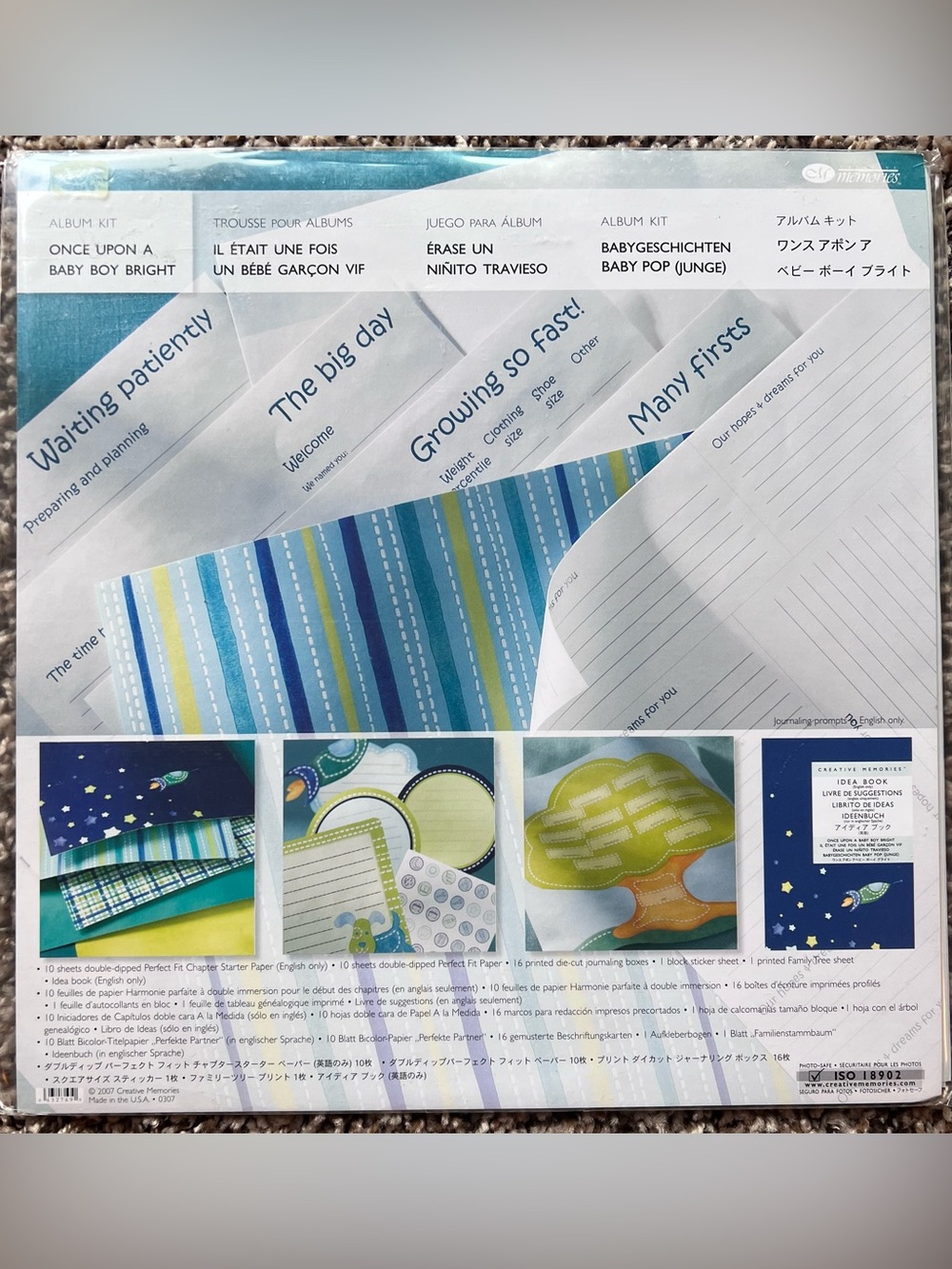 Creative Memories - Once Upon a Baby Boy Album Kit